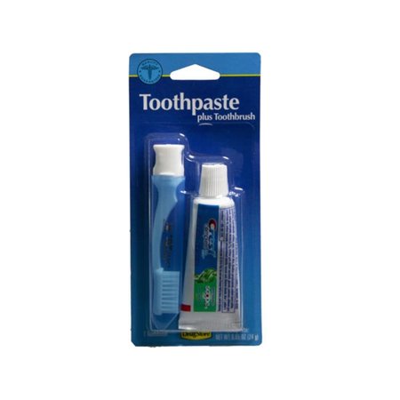 KOLE IMPORTS Kole Imports EC409-24 Travel Toothbrush & 0.85 oz Crest Toothpaste Kit - Case of 24 EC409-24